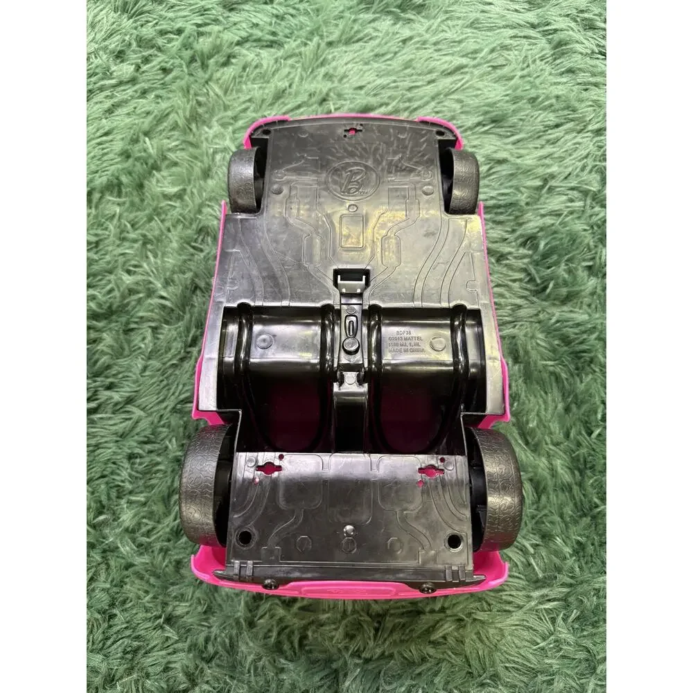 2013 Barbie Extra Glitter Pink Convertible Car Toy Vehicle Mattel BDF38 Doll